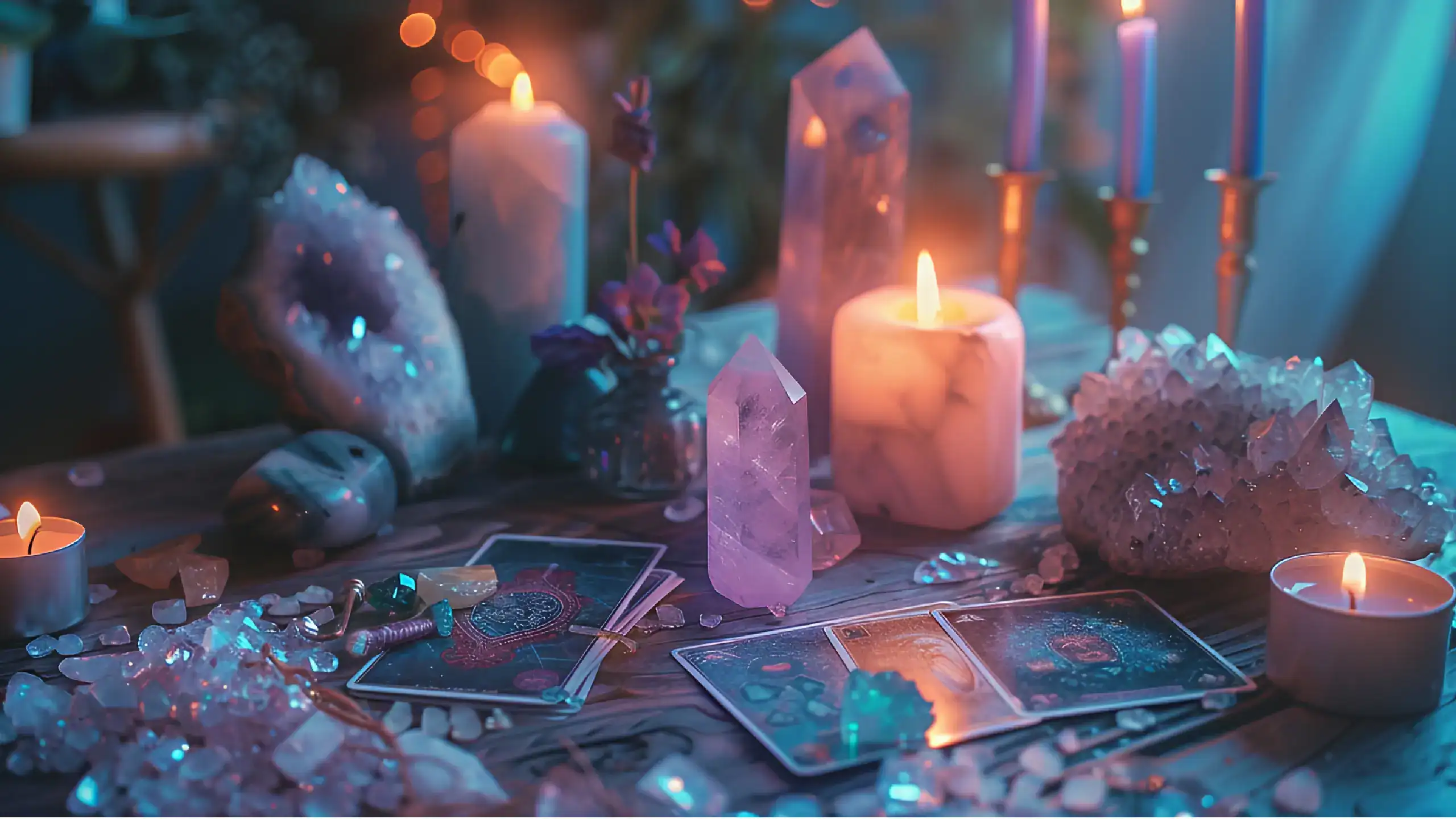 kristaller ljus tarot mystik medium 1