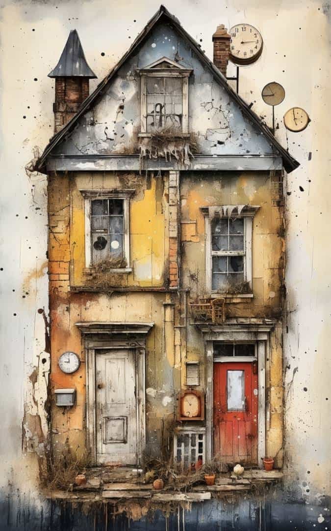 hus trasiga fonster drom symbolik psykoterapi