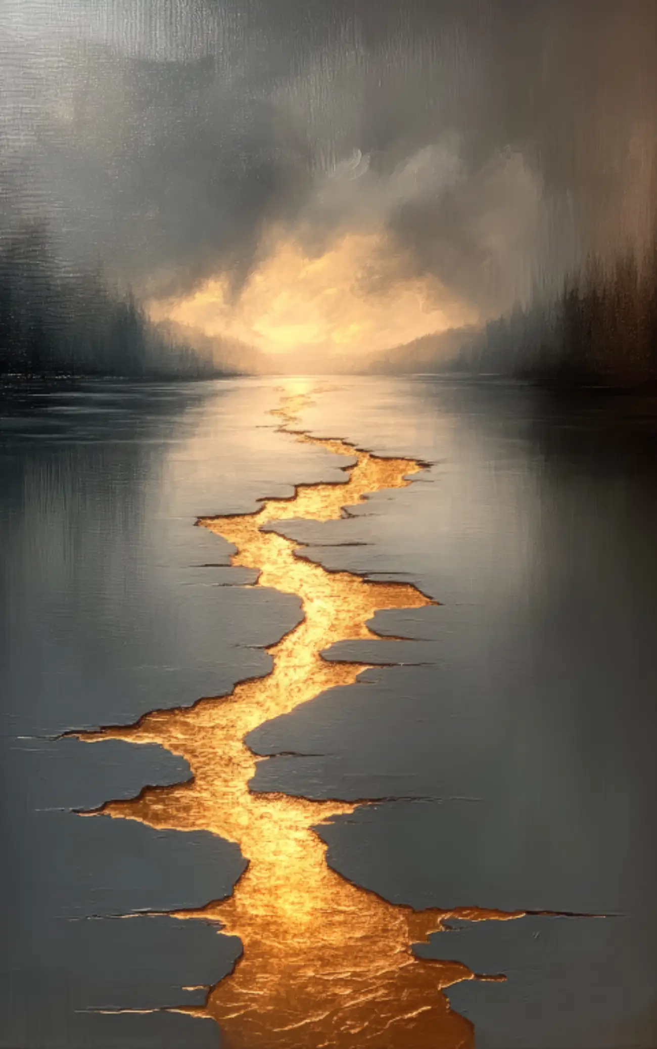 healing imagintion gold illustration