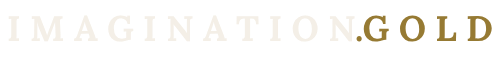 imagination gold text