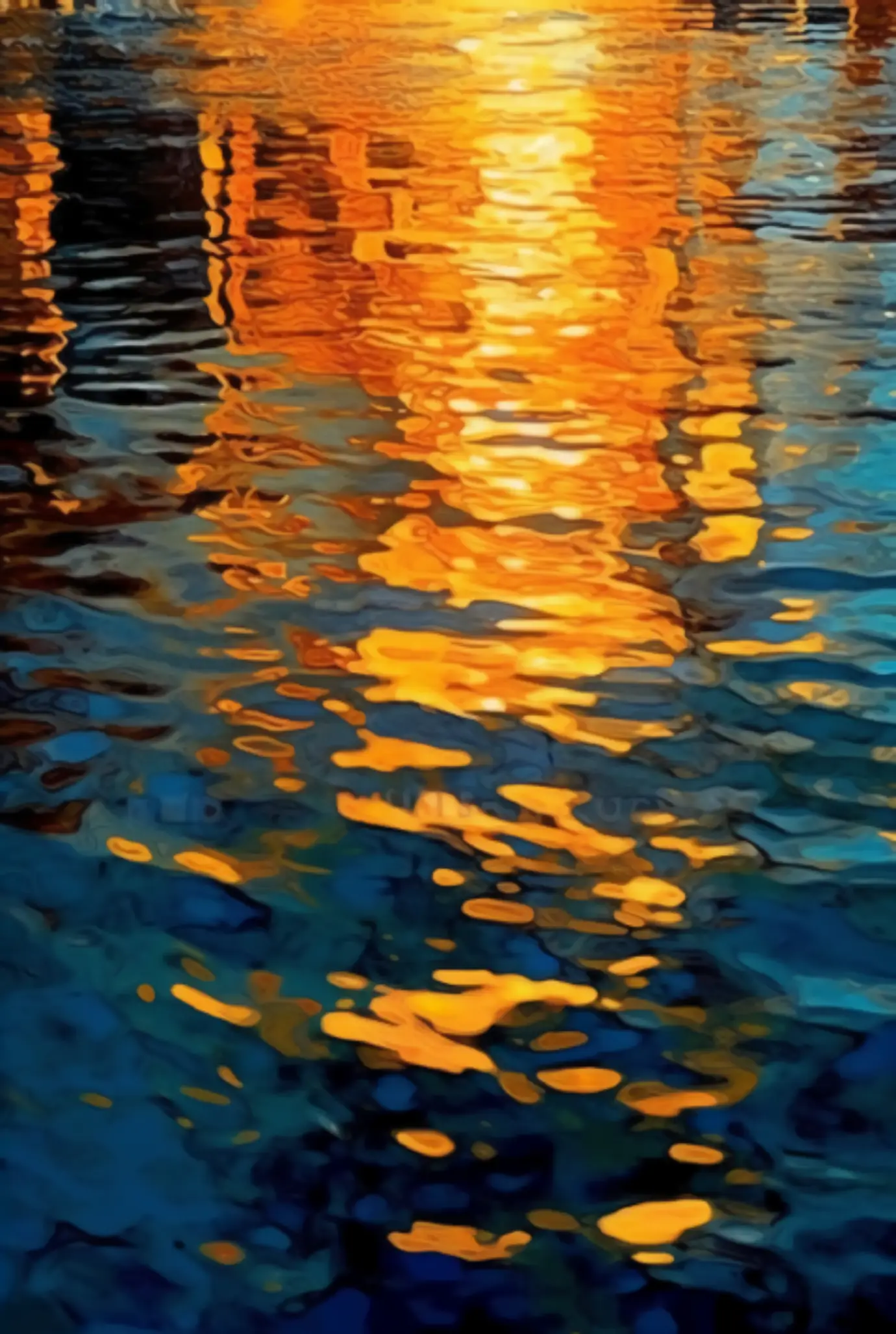 visualisera sol glitter vatten ger healing imagination gold